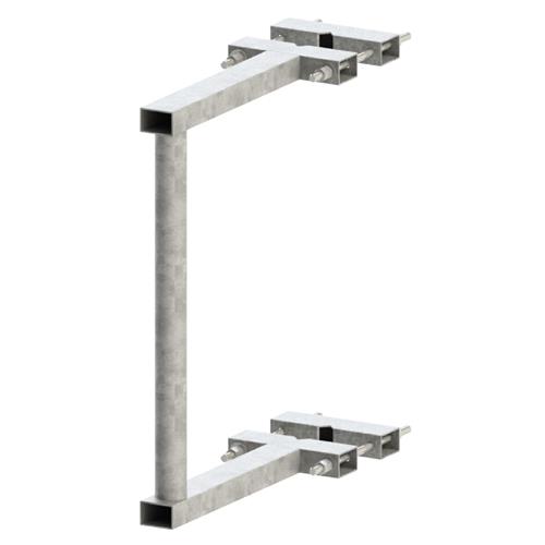 Suporte Aço Galvanizado Canto da Torre ALGcom SCA 03 06 2 36020020004 Frente